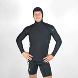 Vaikobi VCOLD Base Layer HOODED Long Sleeve Top - Black