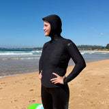 Vaikobi VCOLD Base Layer HOODED Long Sleeve Top - Black