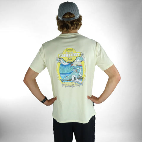 Vaikobi - Newcastle Surfest Tee - Natural