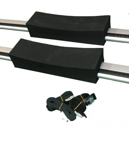ruk Foam Kayak Roof Rack Cradle Blocks w/ Straps